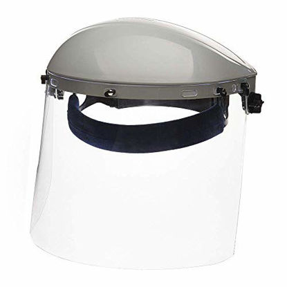 Picture of Sellstrom Face Shield Advantage Series, Full Safety Mask, Unisex, Clear Polycarbonate, Ratchet, Lightweight, S30120