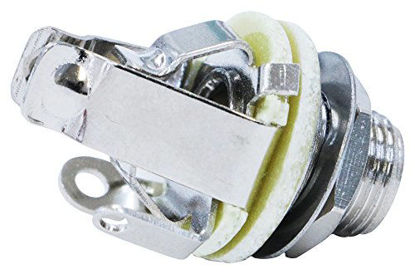 Picture of Pure Tone Full-contact Output Jack for Guitar/Bass, with Mounting Hardware