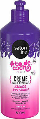 Picture of Linha Tratamento (#ToDeCacho) Salon Line - Creme De Pentear Que Tal Cachos Dos Sonhos 500 Ml - (Salon Line Treatment (#Curls) Collection - How About That Dream Curls Combing Cream 500ml)