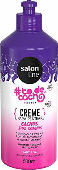 Getuscart Linha Tratamento Todecacho Salon Line Creme De Pentear Que Tal Cachos Dos Sonhos 500 Ml Salon Line Treatment Curls Collection How About That Dream Curls Combing Cream 500ml