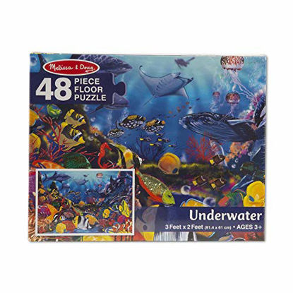 Picture of Melissa & Doug Underwater Floor Puzzle (48 pc)