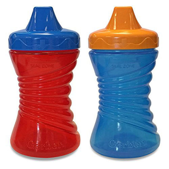 Picture of NUK First Essentials Fun Grips Hard Spout, Assorted Colors, 10 Oz 2-Pack