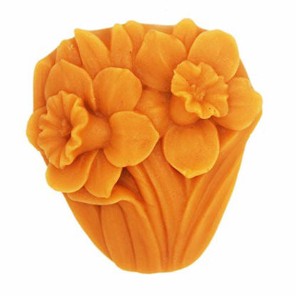 Picture of Soap Molds Daffodil Flower Silicone Soap Mold Craft Molds DIY Handmade soap molds