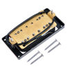 Picture of Kmise Zebra Faced Humbucker Double Coil Pickups For Electric Guitar Pickup (Black & Cream)