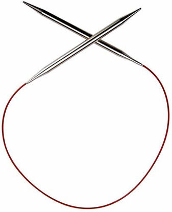 Picture of ChiaoGoo Red Lace Circular 24-inch ( 60cm ) Stainless Steel Knitting Needle,Size US 6 ( 4mm ) 7024-6