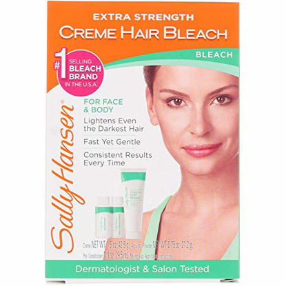 Picture of Sally Hansen Extra Strength Creme Hair Bleach For Face & Body, 1.5 oz (3 Pack)