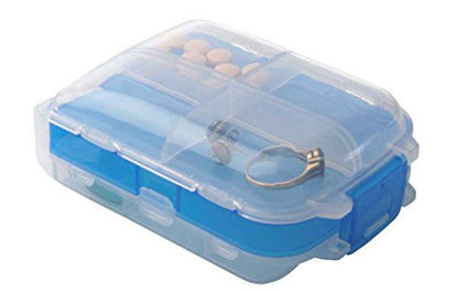 Picture of Smooth Trip Trifold Pill Box and Portable Storage Case