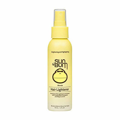 Picture of Sun Bum Blonde Formula Hair Lightener, 4 oz Spray Bottle, 1 Count, Hair Highlighting Spray, Paraben Free, PABA Free, Gluten Free, Yellow (80-41045), Honey