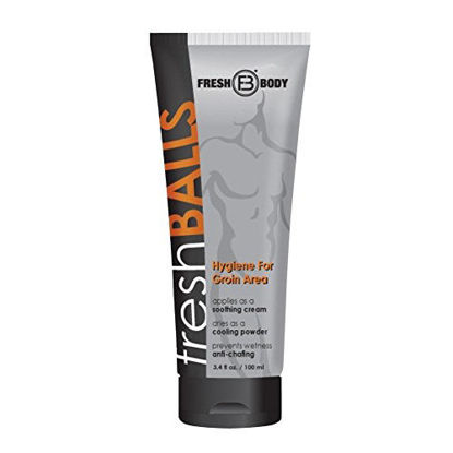Picture of Fresh Balls Lotion The Solution for Men New 3.4oz Tube