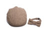 Picture of Born to Love Baby Boys Hat Vintage Driver Caps XXS 46cm, tan with Bow