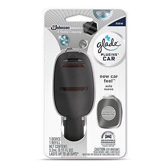 GetUSCart Glade PlugIns Car Air Freshener Starter Kit, New Car Feel, 0.11 fl oz