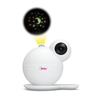 Picture of iBaby Smart WiFi Baby Monitor M7, 1080P Full HD Camera, Temperature and Humidity Sensors, Motion and Cry Alerts, Moonlight Projector, Remote Pan and Tilt with Smartphone App for Android and iOS