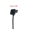 Picture of BTG Nylon Braided Remote Control Data Connected Cable Type-C USB Compatible with DJI Mavic Mini/Mavic Pro/Mavic Air/Mavic 2 Pro Zoom Drone