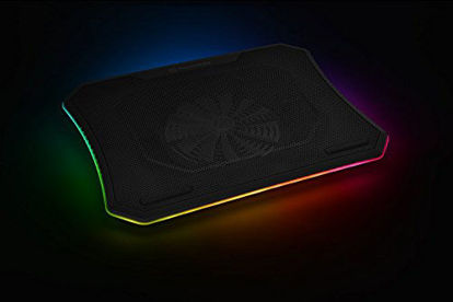 Picture of Thermaltake Massive 20 RGB Steel Mesh Panel Single 200mm Fan 10"19" Laptop Notebook Cooling Pad CLN014PL20SWA
