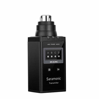 Picture of Saramonic VHF Wireless XLR Plug-On Microphone Transmitter for SR-WM4C Professional Video Microphone (SR-XLR4C)