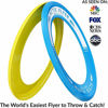Picture of Activ Life Best Kids Flying Rings [Yellow/Cyan] - Top Birthday Presents & Gifts for Young Boys Girls Ages 3 and Up - Ultimate Outdoor Toss Beach Toys Vacation, School Playground, Park, Pool Fun