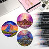 Picture of Watercolor Brush Markers Pen, Ohuhu 48 Colors Water Based Drawing Marker Brushes W/A Water Coloring Brush, Water Soluble for Adult Coloring Books Calligraphy Valentine's Day Gifts
