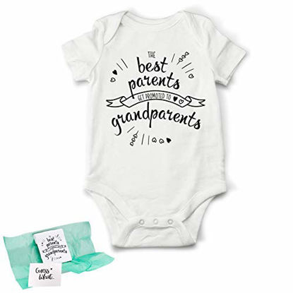 Picture of Surprise Pregnancy Announcement for Grandparents, Baby Coming Soon Bodysuit, Baby Announcement Gifts