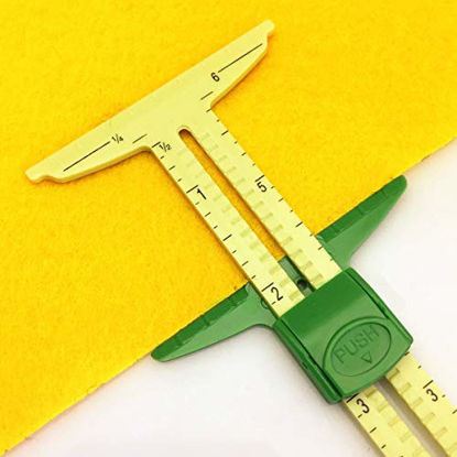 Picture of YEQIN 5-in-1 Sliding Gauge Measuring Sewing Tool