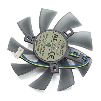 Picture of inRobert DIY Two Ball Bearing Graphic Card Fan 85mm Diameter 40x40x40mm Cooling Fan for Gigabyte GeForce GTX1060 1050 Video Card