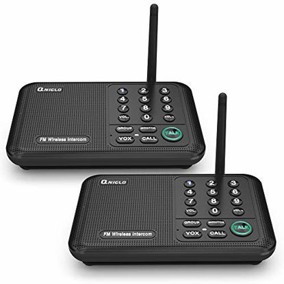 Picture of QNIGLO Intercoms, Wireless Intercom System for Home, Long Range House Intercom System for Office, Two Way Wireless Intercom Systems for Business