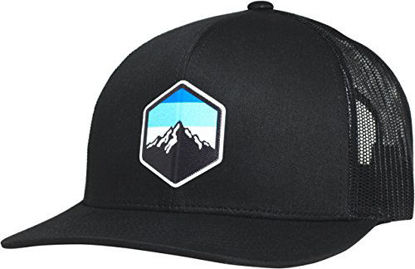 Picture of LINDO Trucker Hat - Mountain Sky (Black)