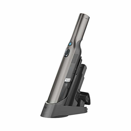 Picture of Shark WV201 WANDVAC Handheld Vacuum, Lightweight at 1.4 Pounds with Powerful Suction, Charging Dock, Single Touch Empty and Detachable Dust Cup