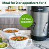 Picture of Philips Kitchen Appliances Philips Soup Maker, Makes 2 - 4 Servings, HR2204/70, 1.2 Liters, Black and Stainless Steel