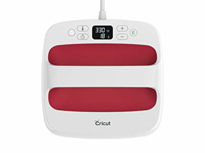 Picture of Cricut Easy Press 2 - Heat Press Machine For T Shirts and HTV Vinyl Projects, Raspberry, 9" x 9"