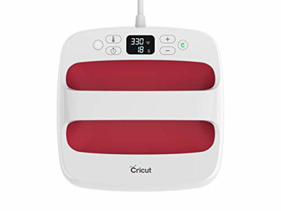 Picture of Cricut Easy Press 2 - Heat Press Machine For T Shirts and HTV Vinyl Projects, Raspberry, 9" x 9"