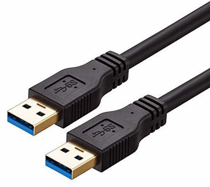Picture of USB Cable 20 Feet,Ruaeoda 20ft Long USB 3.0 Cable A to A, USB 3.0 Male to Male Cord for Data Transfer Hard Drive Enclosures, Printer, Modem, Cameras