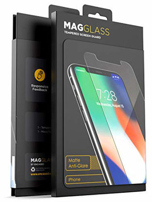 Picture of Magglass iPhone 11/iPhone XR Matte Screen Protector - Fingerprint Resistant Anti Glare Tempered Glass (Case Compatible Fit)