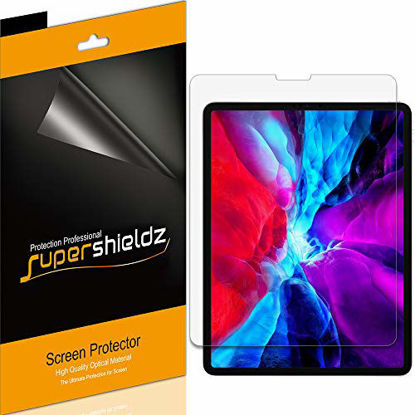 Picture of Supershieldz (3 Pack) for Apple iPad Pro 12.9 inch (2020 and 2018 Model, 4th/3rd Generation) Screen Protector, Anti Glare and Anti Fingerprint (Matte) Shield