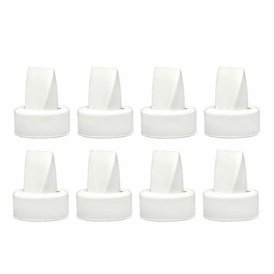 Picture of Maymom 8 Count Duckbill Valves for Spectra S1 Spectra S2 Spectra 9 Plus. Not Original Spectra Pump Parts Replace Spectra Duckbill Valve Not Original Spectra S2 Accessories Work w/Spectra (8 ct White)