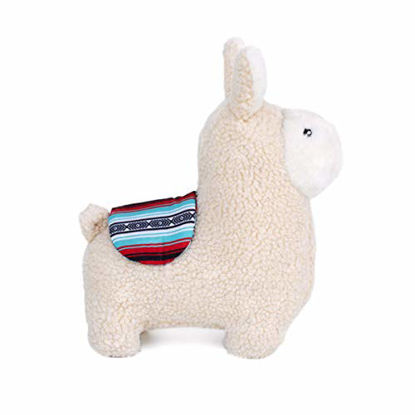 Picture of ZippyPaws - Storybook Snugglerz Squeaky Dog Toy with Stuffing - Liam The Llama