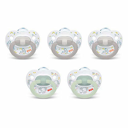 Picture of NUK Orthodontic Pacifiers, 0-6 Months, 5-Pack