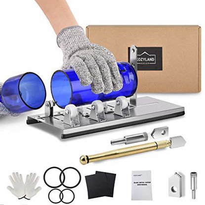 Picture of Bottle Cutter & Glass Cutter Kit, for Cutting Wine Bottle or Jars to Craft Glasses