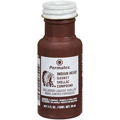 Picture of Permatex 20539 Indian Head Gasket Shellac Compound, 2 oz.