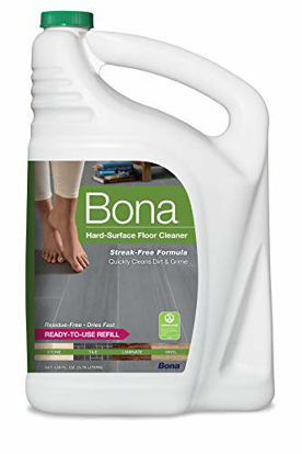 Picture of Bona Hard-Surface Floor Cleaner Refill, 128 Fl Oz (Pack of 1), Clear
