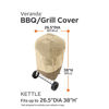 Picture of Classic Accessories 73422 Veranda Water-Resistant 26.5 Inch Kettle BBQ Grill Cover,Pebble,26 in