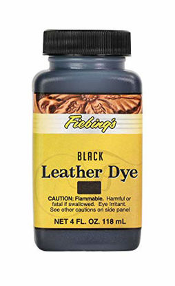 Picture of Fiebing's Leather Dye - Alcohol Based Permanent Leather Dye - 4 oz - Black