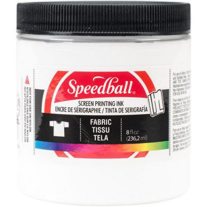 Picture of Speedball Fabric Screen Printing Ink, 8-Ounce, White
