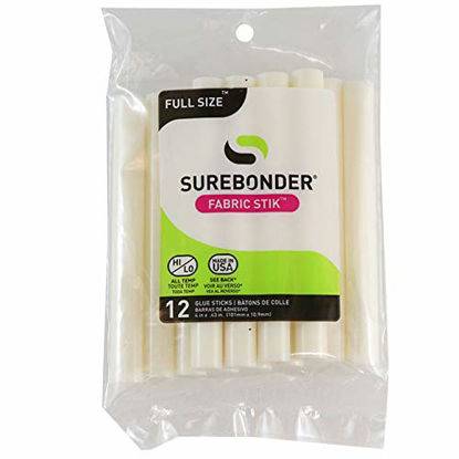 Picture of Surebonder FS-12 All-Temp Fabric Glue Sticks, 4-Inch