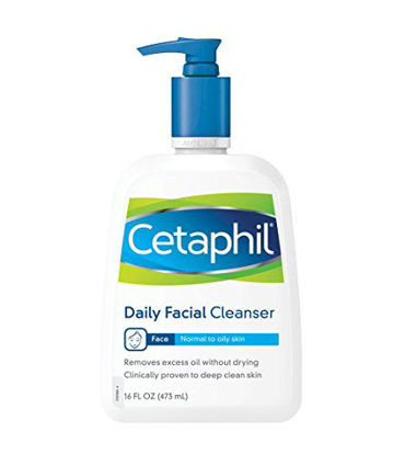 Picture of Cetaphil Facial Cleanser, Daily Face Wash for Normal to Oily Skin, 16Oz Basic 32 Fl Oz (Pack of 2)