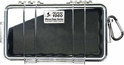 Picture of Pelican 1060 Micro Case - for iPhone, GoPro, Camera, and More (Black/Clear)