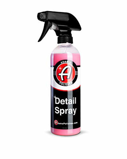 Adam's Detail Spray - Quick Waterless Detailer Spray for Car Detailing, Polisher Clay Bar & Car Wax Boosting Tech, Add Shine Gloss Depth Paint