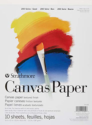 Picture of Strathmore (25-309 200 Series Canvas Paper Pad, 9 x 12