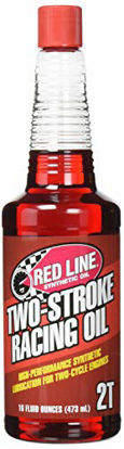 Picture of Red Line (40603) Two-Stroke Racing Motor Oil - 16 oz Motorcycle High-Performance Synthetic Engine Lubricant