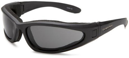 Picture of Bobster ELR201 Low Rider II Sport Sunglasses,Black Frame/3 Lenses (Smoked, Amber and Clear),one size