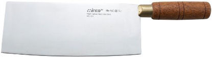 Picture of Winco Blade Chinese Cleaver w/ wooden handle - blade 8x3 ½ overall length 12 ½